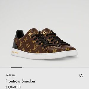 Louis Vuitton Monogram Brown and Black Sneakers